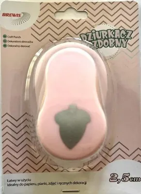 Obrázok produktu pre Ozdobná dierovačka Žalúd 2,5 cm – Brewis