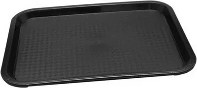 Produktbild von 1x Tablett MODERN 41 x 31 cm schwarz Servier -, Abräumwagen