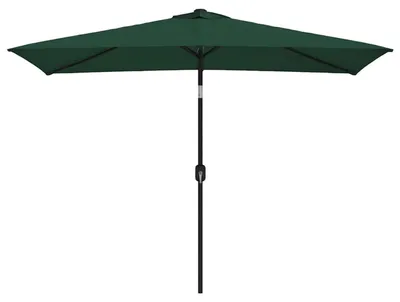 Produktbild von Sonnenschirm rechteckig 200x300 cm Grün Gartenschirm Terrassenschirm Balkonschirm