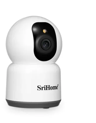 Image de Caméra IP Sricam SH038 (sans fil, 4,0 mégapixels, HD, vision nocturne infrarouge, compatible ONVIF, P2P, emplacement pour carte SD)
