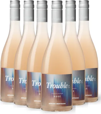 Produktbild von Trouble Rosé 2023 -Roséwein/Naturwein - Ungefilterter - Gérard Bertrand - 6x75cl