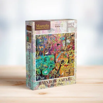 Produktbild von Magnolia Puzzles Puzzle mit 1023 Teilen: Magnolia Rainbow Safari