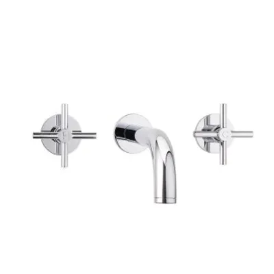 Produktbild von GROHE Atrio, Waschbecken, Drehventile, 1/2", Edelstahl