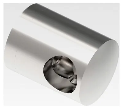 Produktbild von Querstabhalter aus Edelstahl für flache Pfosten LINKS 12,0 mm