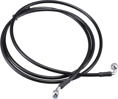 Zdjęcie produktu dla Przewód hamulcowy hydrauliczny 28° 90° czarny 210 cm
