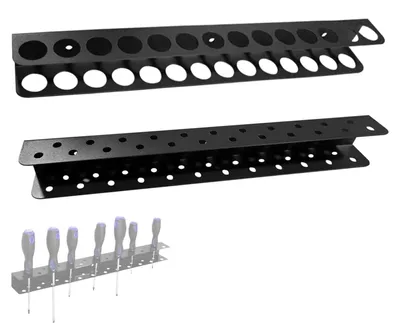 Produktbild von Omgoods – Wandhalterung für Werkzeuge aus Kohlenstoffstahl, 2-teiliges Set
