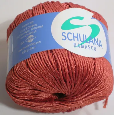 Produktbild von DAMASCO, glänzendes BW-Mischgarn von Schulana, Farbe ROST (44), ca. 80m/50g