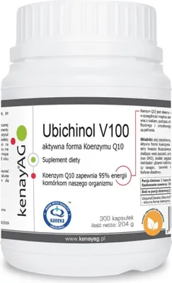 Produktbild von Nahrungsergänzungsmittel Kenay Ubichinol Koenzym Q10 V100 (300 Kapseln) 3032