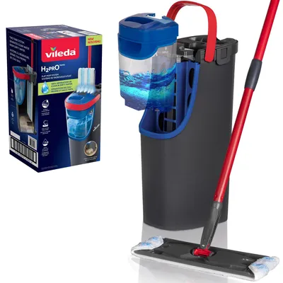 Produktbild von Vileda H2PrO Bodenwischer Set Eimer 100% Trennung von Frisch Schmutzwasser