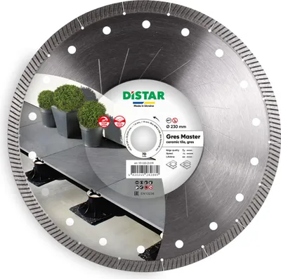 Immagine prodotto di Disco diamantato Distar per piastrelle da terrazza 230 mm Gres Master