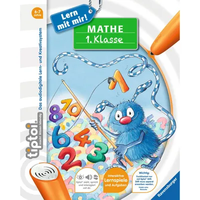 Produktbild von Ravensburger 6403 tiptoi® - Lern mit mir: Mathe 1. Klasse