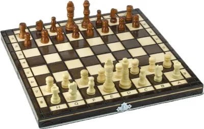 Image de Echecs en bois classiques 31 cm