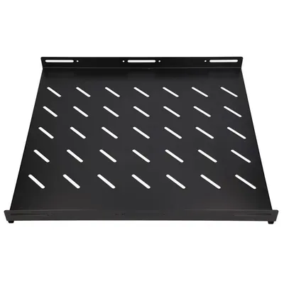 Obrázek produktu pro Extralink 1U 500mm Černá Police 19", bodová, pro skříně s hloubkou 800mm