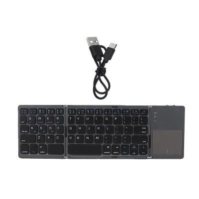 Obrázok produktu pre Skladacia Bluetooth klávesnica – Mini klávesnica s touchpadom pre Windows, Android, iOS