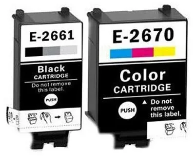 Two ink cartridges are shown side-by-side against a white background.
