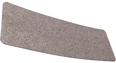 Produktbild von Schuhplatz POET Schuhparkplatz schmal Schmutzfangmatte Unifarben 25x60cm Kräusel Beige Robust