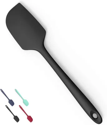 Image de Spatule en silicone, 29 cm, résistante à la chaleur, sans BPA, antiadhésive, résistante aux rayures, idéale pour la pâtisserie