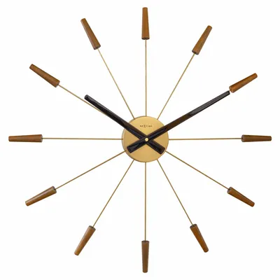 Produktbild von NeXtime - 2610BR - Wanduhr - 58cm - braun - Plug-Inn