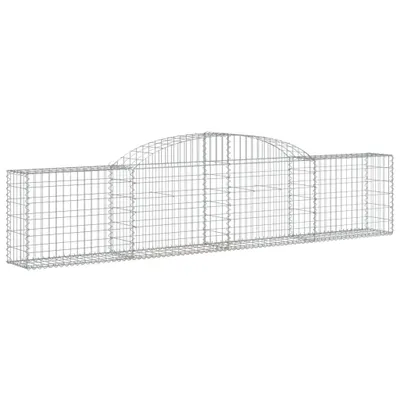 Produktbild von Gabione mit Hochbogen 300x30x60/80 cm Verzinktes Eisen
