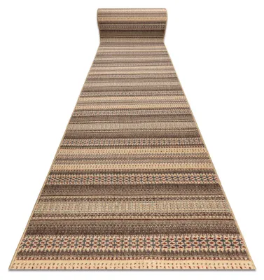 Produktbild von Wolle Läufer DJOBIE 4533/101 Orientalisch beige / rot 80cm beige 80x340 cm