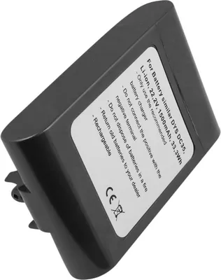 Immagine prodotto di Avizar, batteria di ricambio Dyson DC35 hoover 22,2 V 1500 mAh Li-Ion, nero