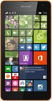 Produktbild von Microsoft Lumia 535 Windows 8.1 8GB Smartphone orange (ohne Branding) - DE Ware