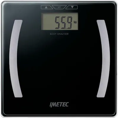 Zdjęcie produktu dla Imetec Body Analyser ES7 400 Square Black Elektroniczna waga osobowa