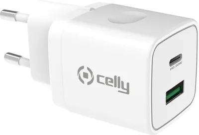 Image de Chargeur USB USB-C PD + USB-A 20W