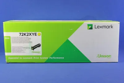 Zdjęcie produktu dla Lexmark 72K2XYE, 22000 stron(y), Żółty, 1 szt.