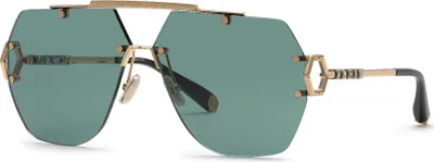 Produktbild von Philipp Plein SPP111 Oro rose' lucido c/parti palladio lucido 66/11/135 Uni Sonnenbrillen