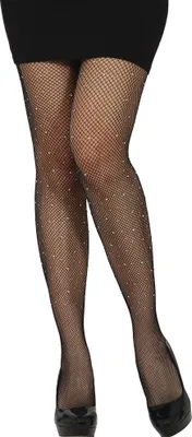 Produktbild von Netzstrumpfhose mit Strass