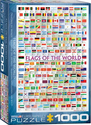 Produktbild von 1000 Teile Puzzle Flaggen der Welt
