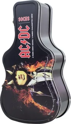 Image de AC/DC chaussettes hommes Guitar TinBox multicolore EU 40-46