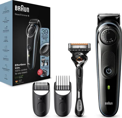Immagine prodotto di Braun BT5341 Beard Trimmer Regolabarba Tagliacapelli Uomo per Viso Capelli Nero