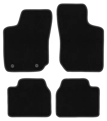Obrázok produktu pre Velúrové autokoberce pre: Opel Tigra A 1994-2002 (kupé) – sada 4 ks, čierne, na mieru – Wielganizator BASIC