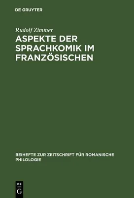 Produktbild von Aspekte der Sprachkomik im Französischen
