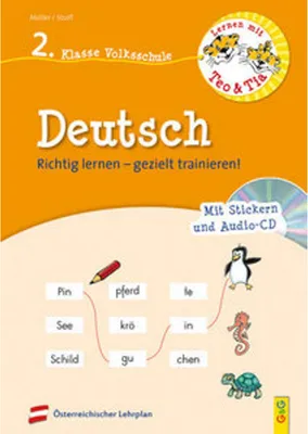 Produktbild von Lernen mit Teo und Tia Deutsch - 2. Klasse Volksschule mit CD