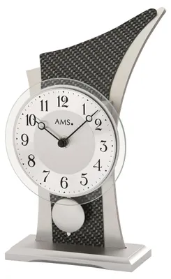 Tafelklok met Quartzuhrwerk, 26 cm, modern design