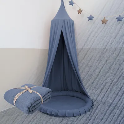 Produktbild von Baldachin für Kinderzimmer – Bettvorhang für Kinderbetten