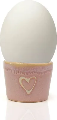 Produktbild von Stoneware Eierbecher "Herz" rosa
