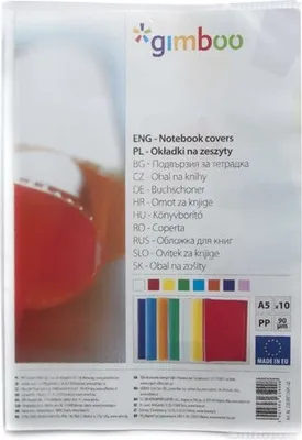 Produktbild von Hüllen für Schulhefte A5 - ganze Packung 10 Stück