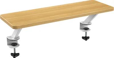 Produktbild von Spacetronik - Monitorständer - Bildschirmständer - Bildschirmerhöhung - Ständer für Computermonitore 60x20 cm - Monitorerhöhung - Laptop ständer - Tragfähigkeit 15 kg - Farbe Ahorn