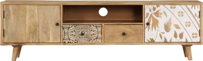 Produktbild von vidaXL TV-Schrank 140x30x40 cm Massivholz Mango