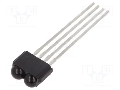 Obrázok produktu pre 1x Integrovaný infračervený prijímač, 2,5 ÷ 5,5 V, TSOP39436, IR prijímač, 36 kHz, uhol 45°