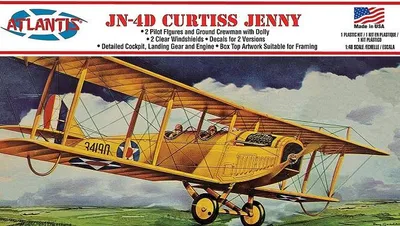 Obrázek produktu pro Atlantis AMCL534 - 1/48 Curtiss Jenny JN-4 - Neu