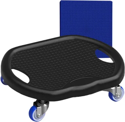 Obrázok produktu pre Ab Wheel Board – Tréner brušných svalov – Posilňovanie core – Tichá prevádzka – 32 cm – Čierna