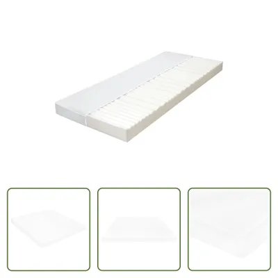 Immagine prodotto di The Living Store Materasso 140 x 200 cm 7 zone SchiumaPoliuretano10 cm H2 H3