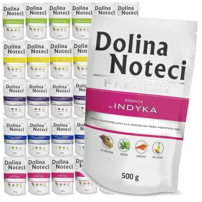 Zdjęcie produktu dla Dolina Noteci Premium Mix 5 Smaków Saszetki 30x500g Mokra Karma Dla Psa