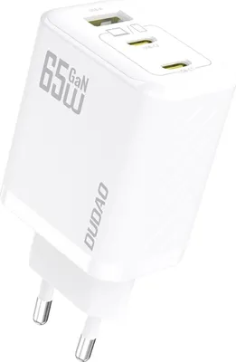 Immagine prodotto di Dudao A29 65W Caricabatterie Gan 2 X Usb-C + 1 X Usb-A - Bianco