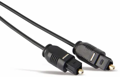 Imagen del producto de Cable Toslink, económico, longitud = 0,5 m, conector a conector